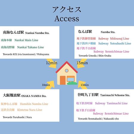 ハーベスト夕陽丘 Apartment Osaka Exterior photo